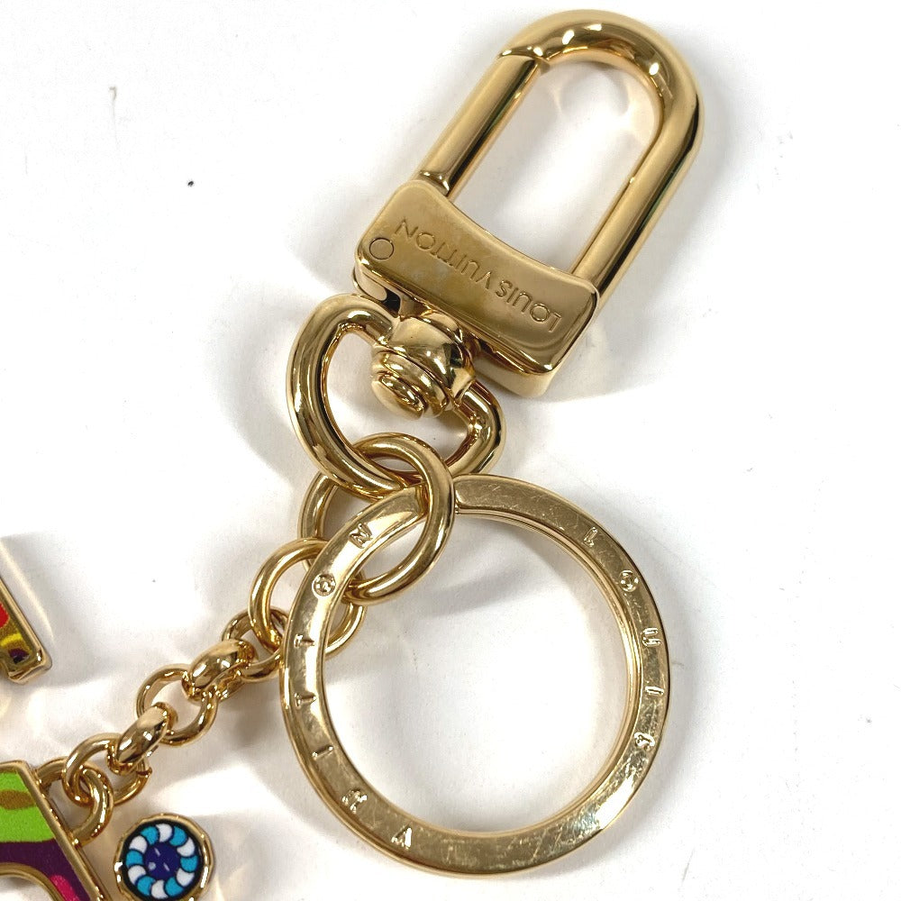 LOUIS VUITTON M02468 LV Logo LV×TM Takashi Murakami Keychain - LV Iconic Superflat Bag Charm Keychain, Metal, Unisex, Multicolor