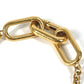 LOUIS VUITTON M00324 LV Logo Collier Signature Chain Necklace, Jewelry, Accessory, Chain Necklace, Necklace, Metal, Unisex, Gold