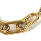 LOUIS VUITTON M00324 LV Logo Collier Signature Chain Necklace, Jewelry, Accessory, Chain Necklace, Necklace, Metal, Unisex, Gold