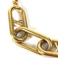 LOUIS VUITTON M00324 LV Logo Collier Signature Chain Necklace, Jewelry, Accessory, Chain Necklace, Necklace, Metal, Unisex, Gold