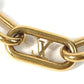 LOUIS VUITTON M00324 LV Logo Collier Signature Chain Necklace, Jewelry, Accessory, Chain Necklace, Necklace, Metal, Unisex, Gold