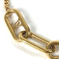 LOUIS VUITTON M00324 LV Logo Collier Signature Chain Necklace, Jewelry, Accessory, Chain Necklace, Necklace, Metal, Unisex, Gold