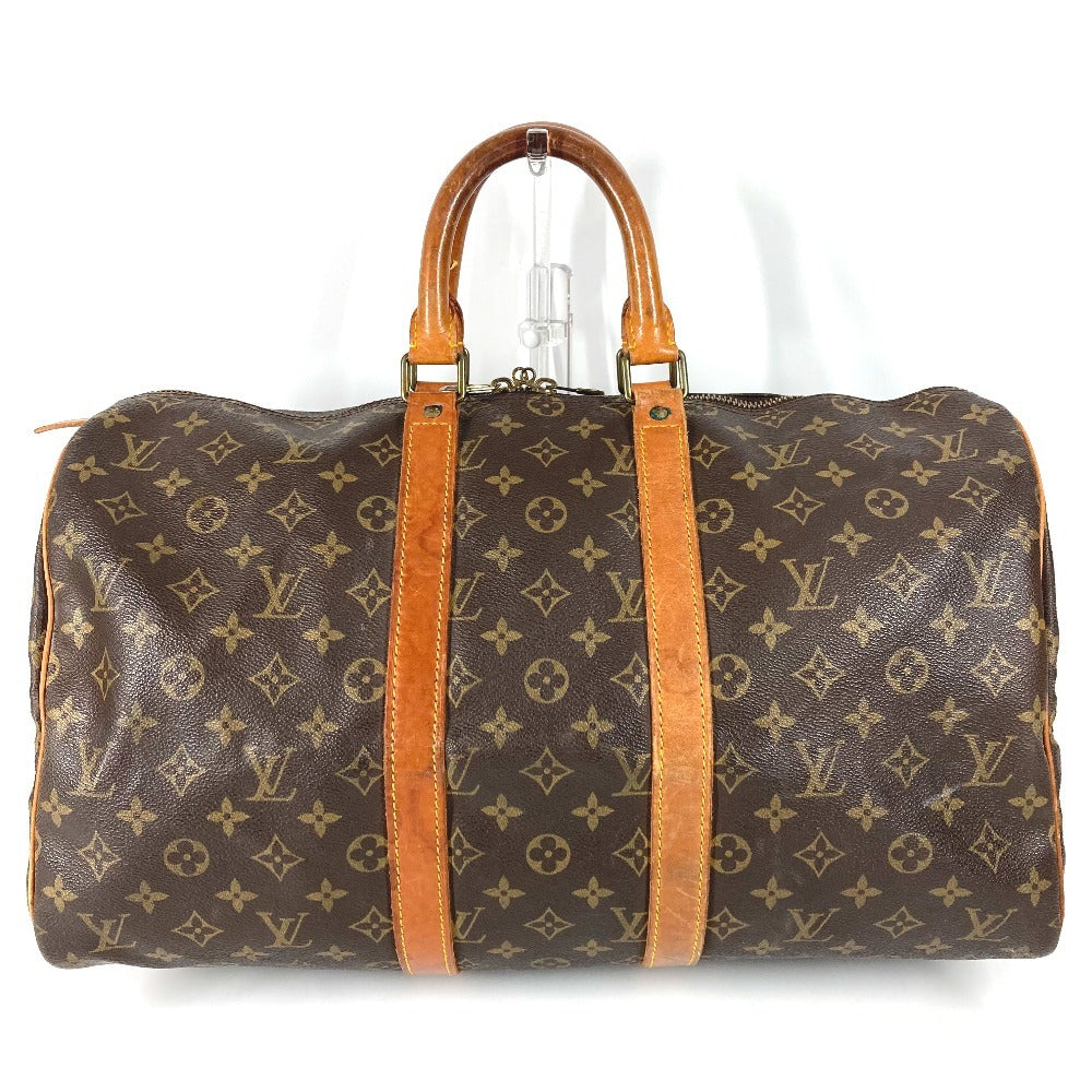 LOUIS VUITTON M41428 Monogram Keepall 45 Travel Bag, Old-Style Boston Bag, Monogram Canvas, Unisex, Brown