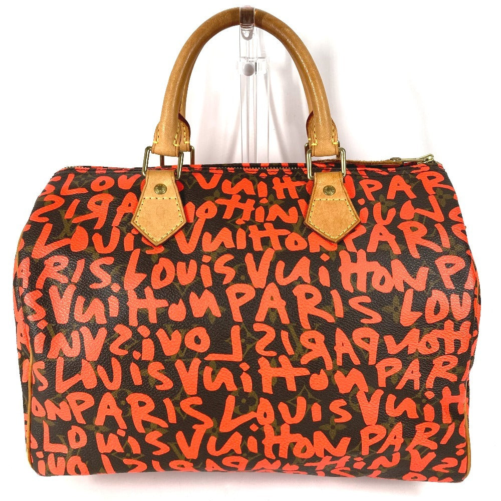 LOUIS VUITTON M93705 モノグラムグラフィティ スピーディ30 スピーディ 30 カバン ハンドバッグ ミニボストン ボストンバッグ モノグラムグラフィティキャンバス レディース オランジュ オレンジ