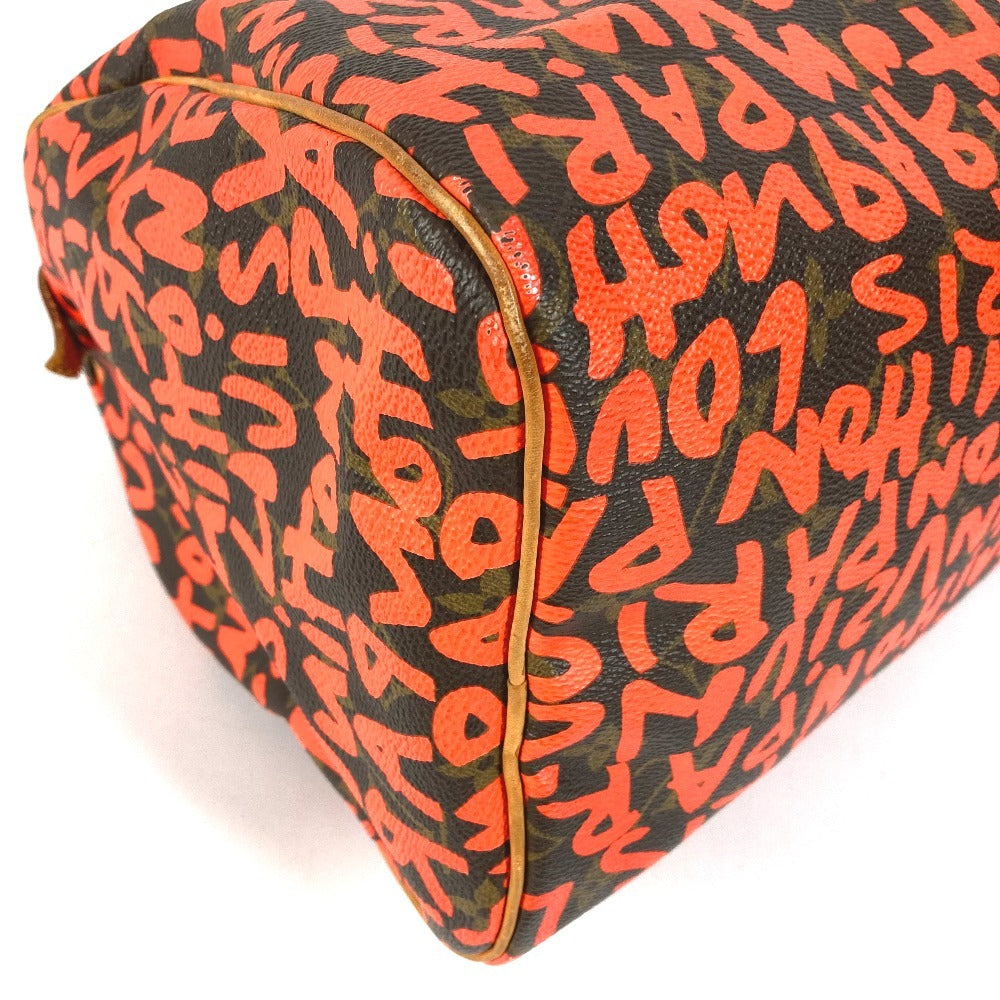LOUIS VUITTON M93705 モノグラムグラフィティ スピーディ30 スピーディ 30 カバン ハンドバッグ ミニボストン ボストンバッグ モノグラムグラフィティキャンバス レディース オランジュ オレンジ