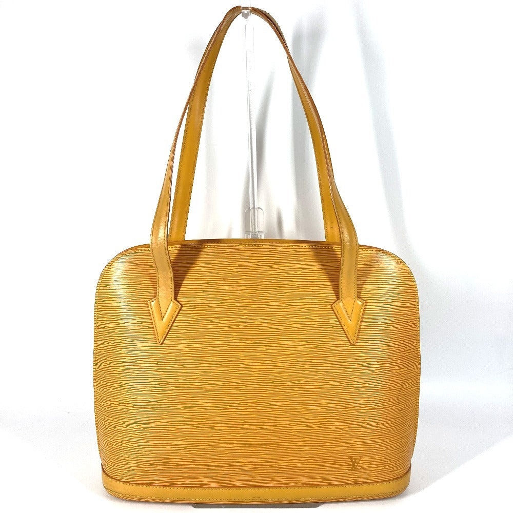 LOUIS VUITTON M52289 エピ リュサック カバン 肩掛け トートバッグ ショルダーバッグ エピレザー ユニセックス タッシリイエロー イエロー