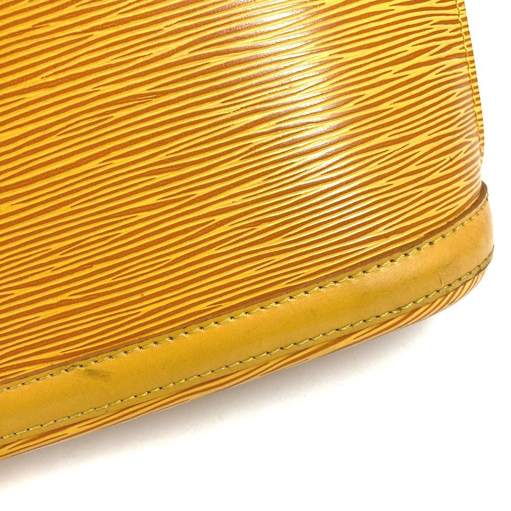 LOUIS VUITTON M52289 エピ リュサック カバン 肩掛け トートバッグ ショルダーバッグ エピレザー ユニセックス タッシリイエロー イエロー