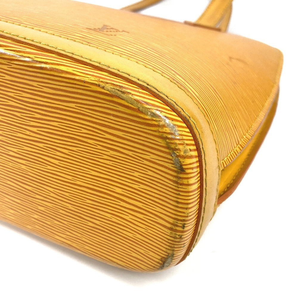 LOUIS VUITTON M52289 エピ リュサック カバン 肩掛け トートバッグ ショルダーバッグ エピレザー ユニセックス タッシリイエロー イエロー