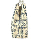 CHANEL Bi-Cea CC Coco Mark Logo Shoulder Bag with Plastic Chain, Tote Bag, Canvas, Women's, White