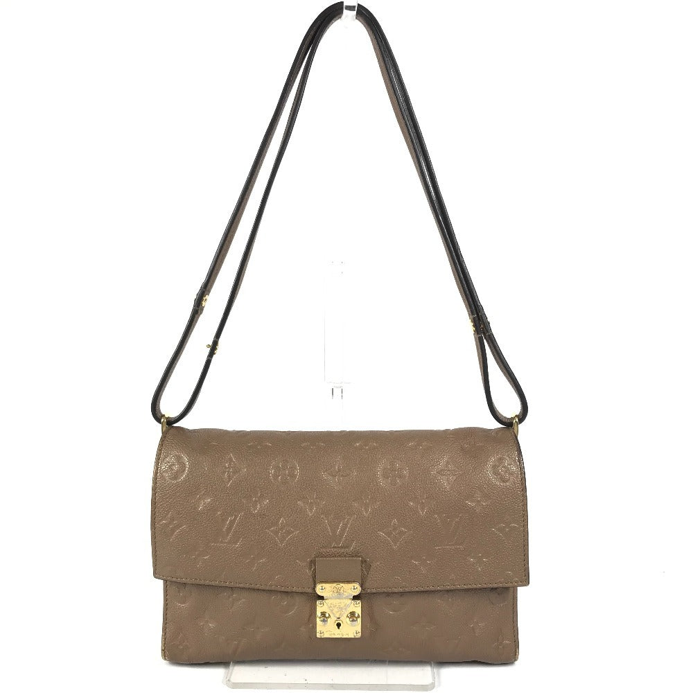 LOUIS VUITTON M40901 Monogram Empreinte Fascinante Bag, 2-Way Handbag/Shoulder Bag with Flap, Monogram Empreinte Leather, Women's, Avane Brown