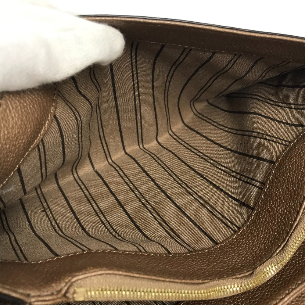 LOUIS VUITTON M40901 Monogram Empreinte Fascinante Bag, 2-Way Handbag/Shoulder Bag with Flap, Monogram Empreinte Leather, Women's, Avane Brown