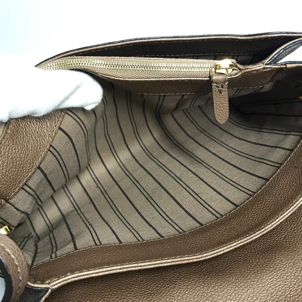 LOUIS VUITTON M40901 Monogram Empreinte Fascinante Bag, 2-Way Handbag/Shoulder Bag with Flap, Monogram Empreinte Leather, Women's, Avane Brown