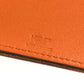 HERMES Interior Card Case, Lamp de Poche, Card Light, Pocket Light, Card-Shaped Light, Set of 2, Leather, Unisex, Orange
