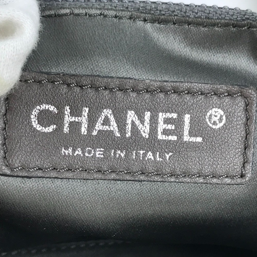 CHANEL CC ココマーク ロゴ チェーンロゴ カバン ミニボストンバッグ ハンドバッグ レザー ユニセックス ホワイト
