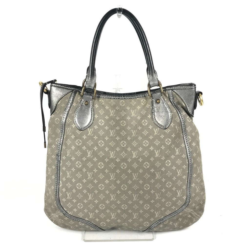 LOUIS VUITTON M95622 Monogram Minilan Besas Anjou Bag, 2-Way Tote Bag, Handbag, Shoulder Bag, Monogram Minilan Canvas, Women's, Platine, Silver