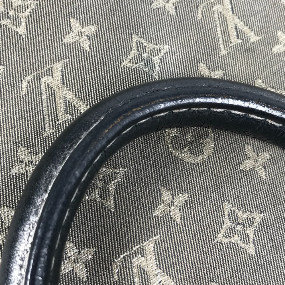 LOUIS VUITTON M95622 Monogram Minilan Besas Anjou Bag, 2-Way Tote Bag, Handbag, Shoulder Bag, Monogram Minilan Canvas, Women's, Platine, Silver