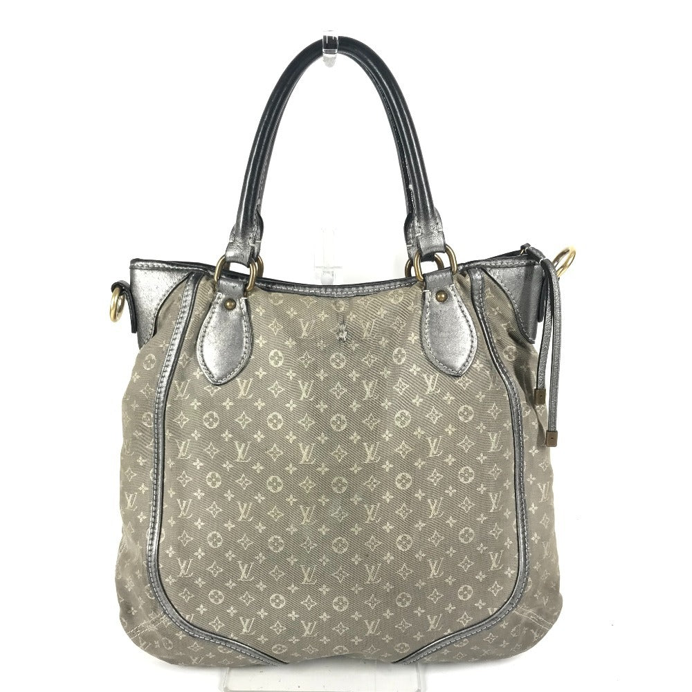 LOUIS VUITTON M95622 Monogram Minilan Besas Anjou Bag, 2-Way Tote Bag, Handbag, Shoulder Bag, Monogram Minilan Canvas, Women's, Platine, Silver