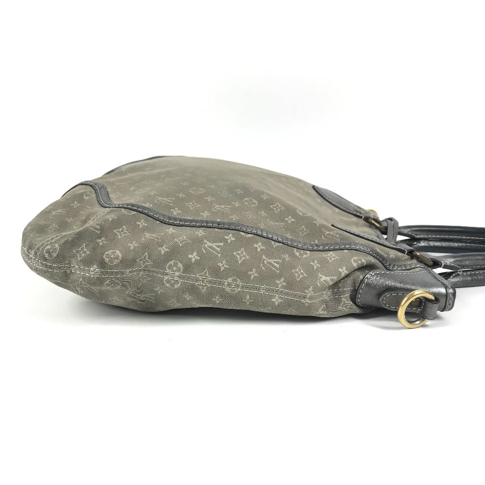 LOUIS VUITTON M95622 Monogram Minilan Besas Anjou Bag, 2-Way Tote Bag, Handbag, Shoulder Bag, Monogram Minilan Canvas, Women's, Platine, Silver