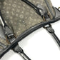 LOUIS VUITTON M95622 Monogram Minilan Besas Anjou Bag, 2-Way Tote Bag, Handbag, Shoulder Bag, Monogram Minilan Canvas, Women's, Platine, Silver
