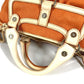 CELINE Fringe Tassel Logo Macadam Boogie Bag Tote Bag Handbag Leather/Canvas Women's Orange