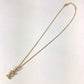 CARTIER Diamond Charm in 18K Gold with 2C Logo, Au750, Unisex, for Necklaces, Pendants, and More.