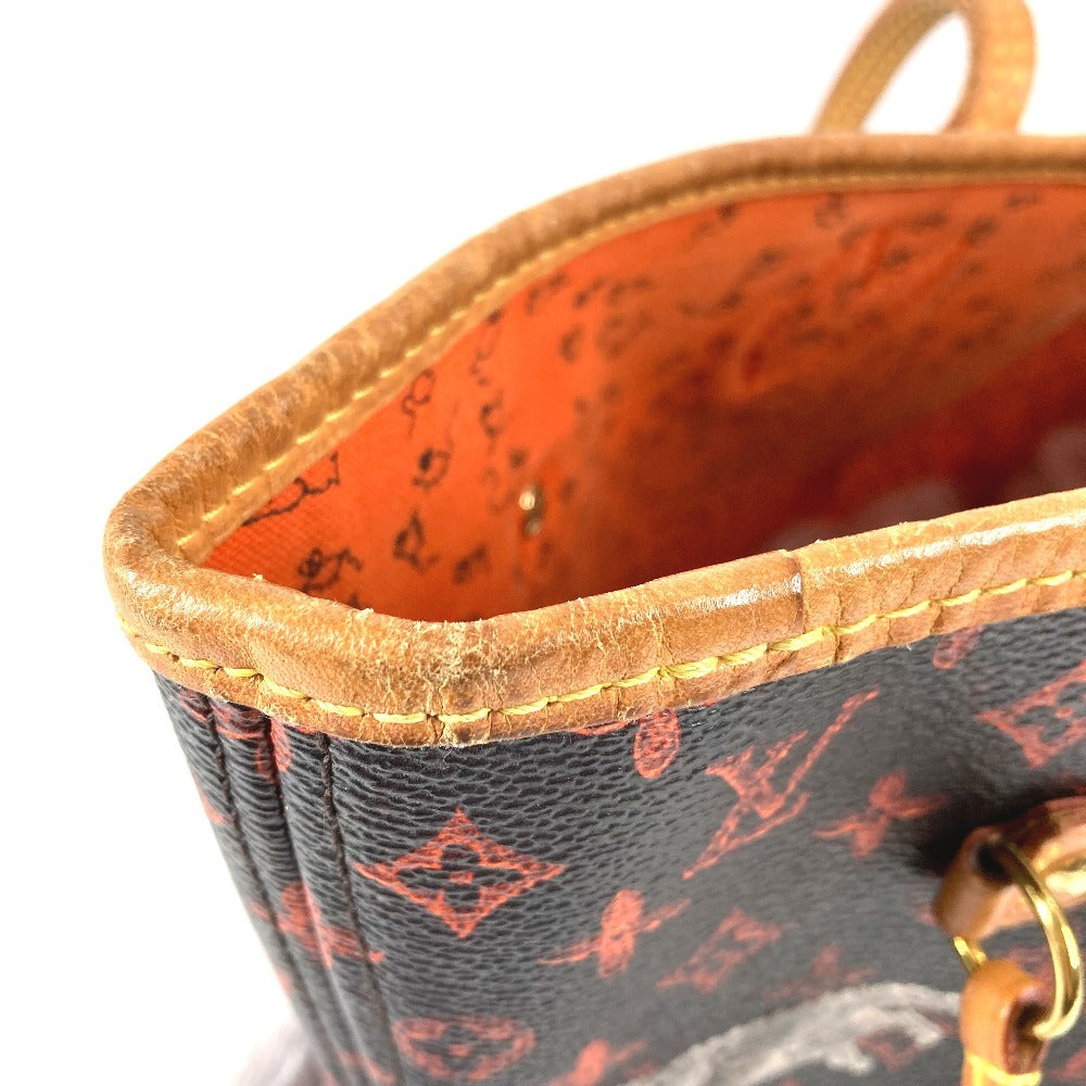 LOUIS VUITTON M44441 Transformed Monogram Cat Catgram Neverfull MM Shoulder Bag with Pouch, Monogram Canvas Tote Bag, Women's, Brown