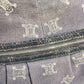 CELINE Macadam Logo Crossbody Shoulder Bag in Navy Denim