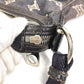 CELINE Macadam Logo Crossbody Shoulder Bag in Navy Denim