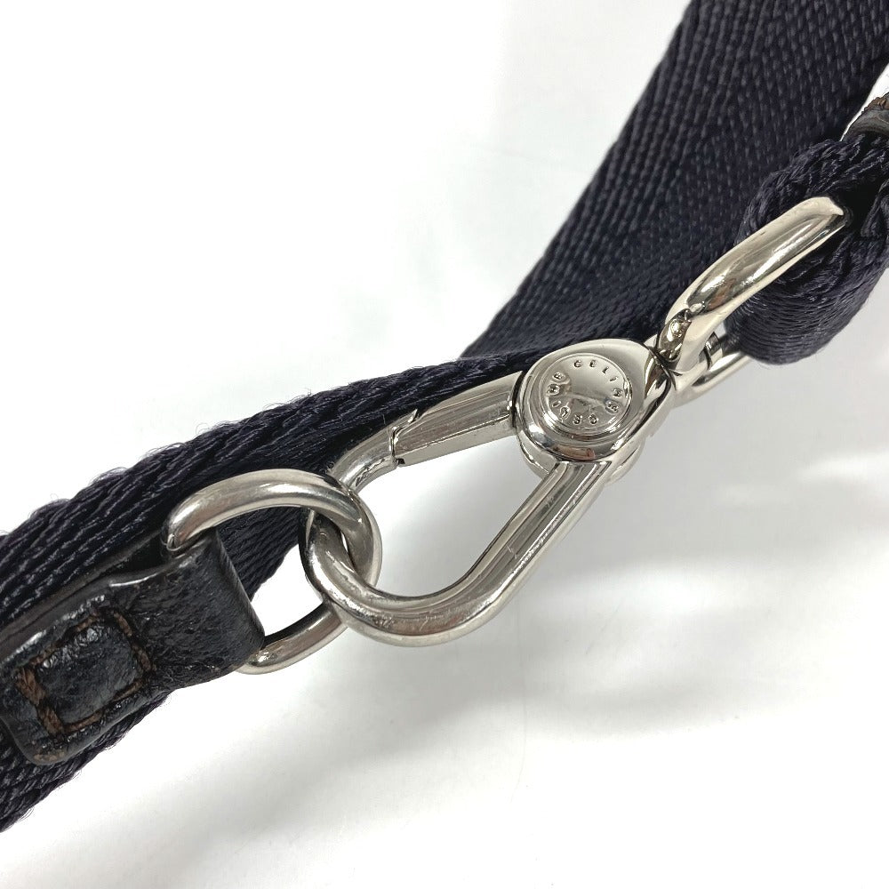 CELINE Macadam Logo Crossbody Shoulder Bag in Navy Denim