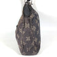 CELINE Macadam Logo Crossbody Shoulder Bag in Navy Denim