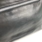 CHROME HEARTS 2つ折り ピラミッドスタッズ ダガージップ カバン ポーチ セカンドバッグ クラッチバッグ レザー ユニセックス ブラック