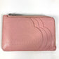 TIFFANY &amp; Co. Return to Heart Logo L-Zip Coin Purse, Leather, Women's, Pink