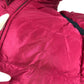 MIUMIU Logo Hooded Short Poncho, Down Jacket, Polyamide, Women's, Pink