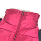 MIUMIU Logo Hooded Short Poncho, Down Jacket, Polyamide, Women's, Pink