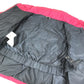 MIUMIU Logo Hooded Short Poncho, Down Jacket, Polyamide, Women's, Pink