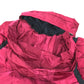 MIUMIU Logo Hooded Short Poncho, Down Jacket, Polyamide, Women's, Pink