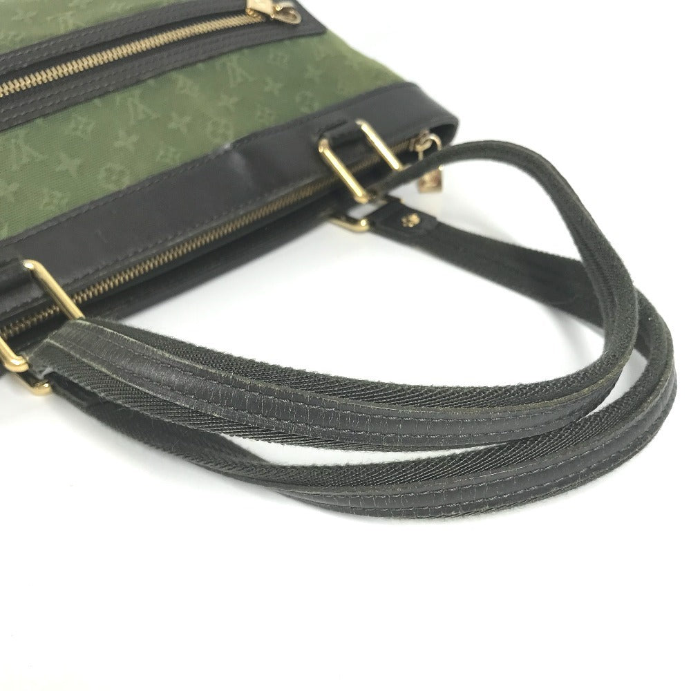 LOUIS VUITTON M92682 Monogram Mini Lucille PM Shoulder Bag/Tote Bag in Monogram Mini Canvas, Unisex, TST Khaki