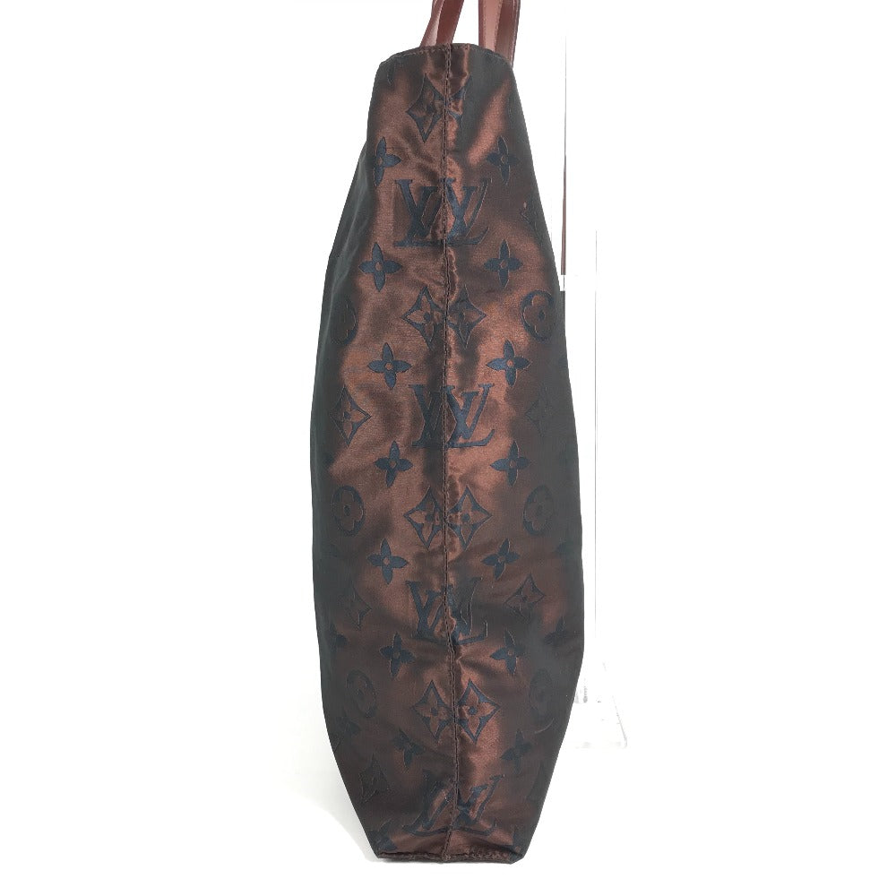 LOUIS VUITTON M56710 Monogram Cabas Escapade Shoulder Tote Bag with Pouch, Leather/Nylon, Unisex, Brown