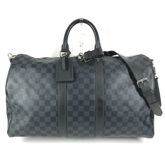 LOUIS VUITTON N41349 ダミエコバルト キーポル バンドリエール 45 2WAY ショルダーバッグ 旅行バッグ トラベルバッグ ボストンバッグ ダミエコバルトキャンバス メンズ ネイビー