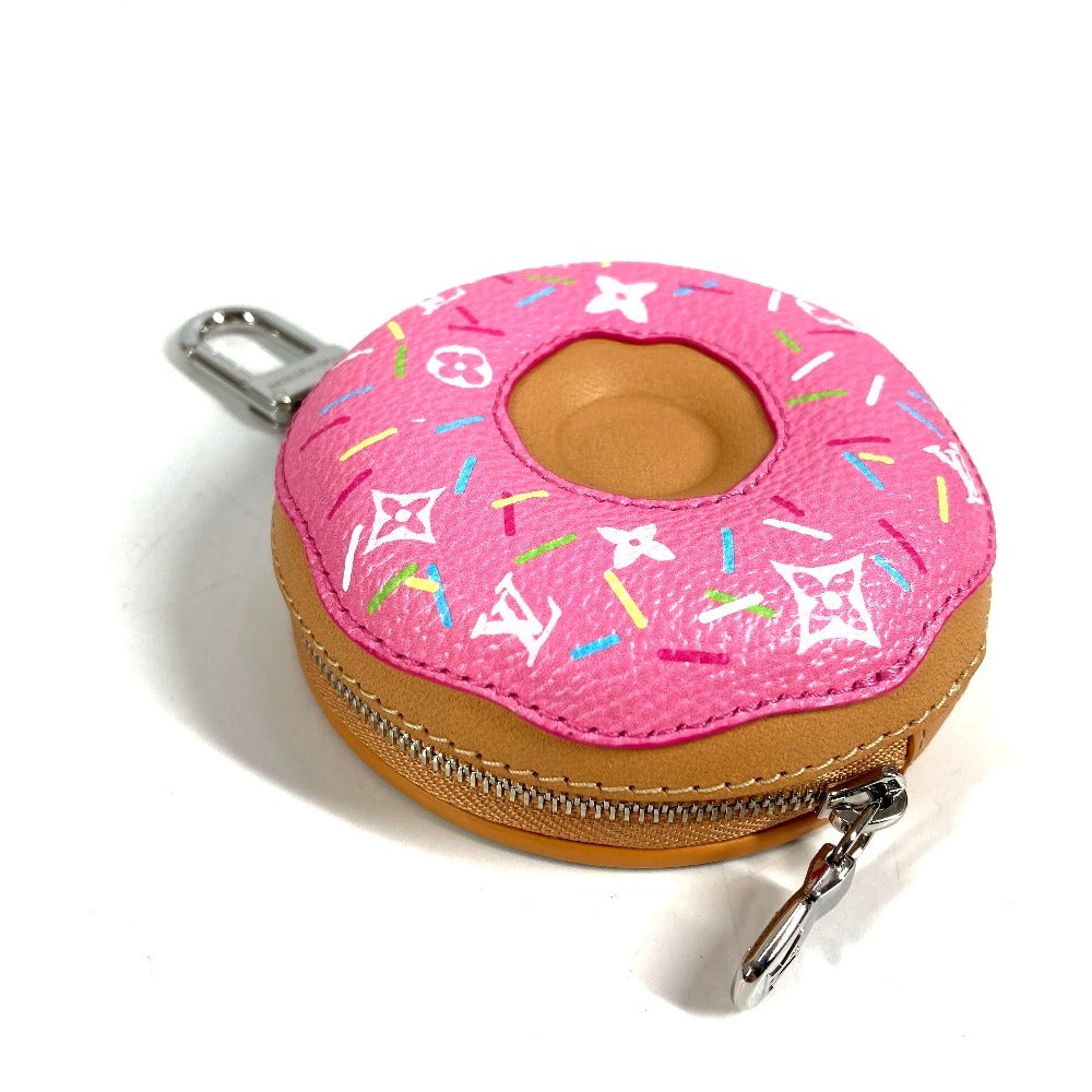 LOUIS VUITTON M02549 Monogram Bag Charm - LV Donut Bag Charm/Keychain Charm Leather Unisex Pink