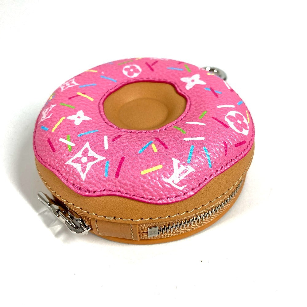LOUIS VUITTON M02549 Monogram Bag Charm - LV Donut Bag Charm/Keychain Charm Leather Unisex Pink