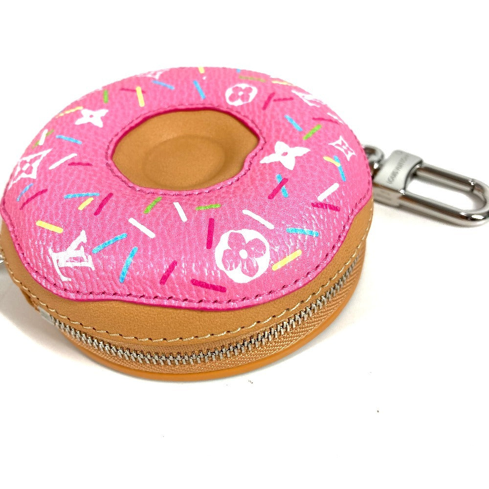 LOUIS VUITTON M02549 Monogram Bag Charm - LV Donut Bag Charm/Keychain Charm Leather Unisex Pink