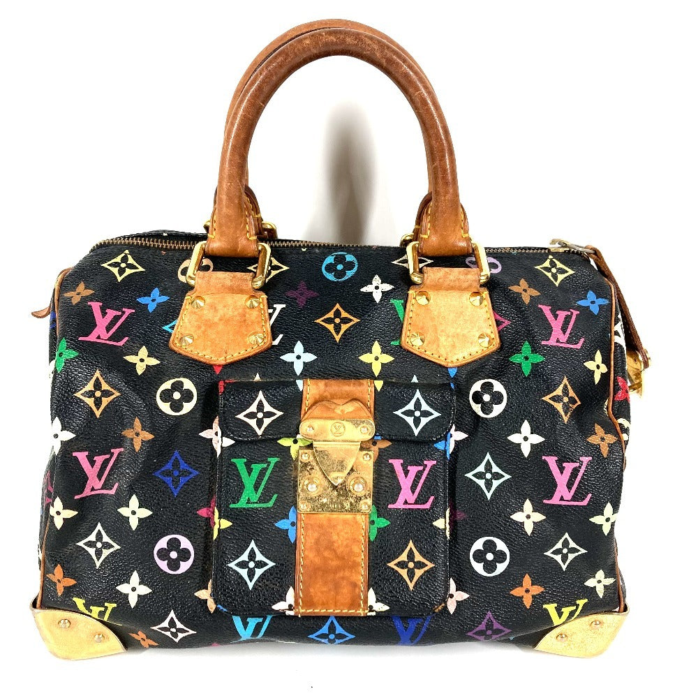 LOUIS VUITTON M92642 Monogram Multicolore Speedy 30 Mini Boston Bag, Handbag, Monogram Multicolore Canvas, Women's, Noir, Black