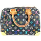 LOUIS VUITTON M92642 Monogram Multicolore Speedy 30 Mini Boston Bag, Handbag, Monogram Multicolore Canvas, Women's, Noir, Black