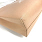 Christian Louboutin logo paper bag, shoulder tote bag, unisex leather, beige