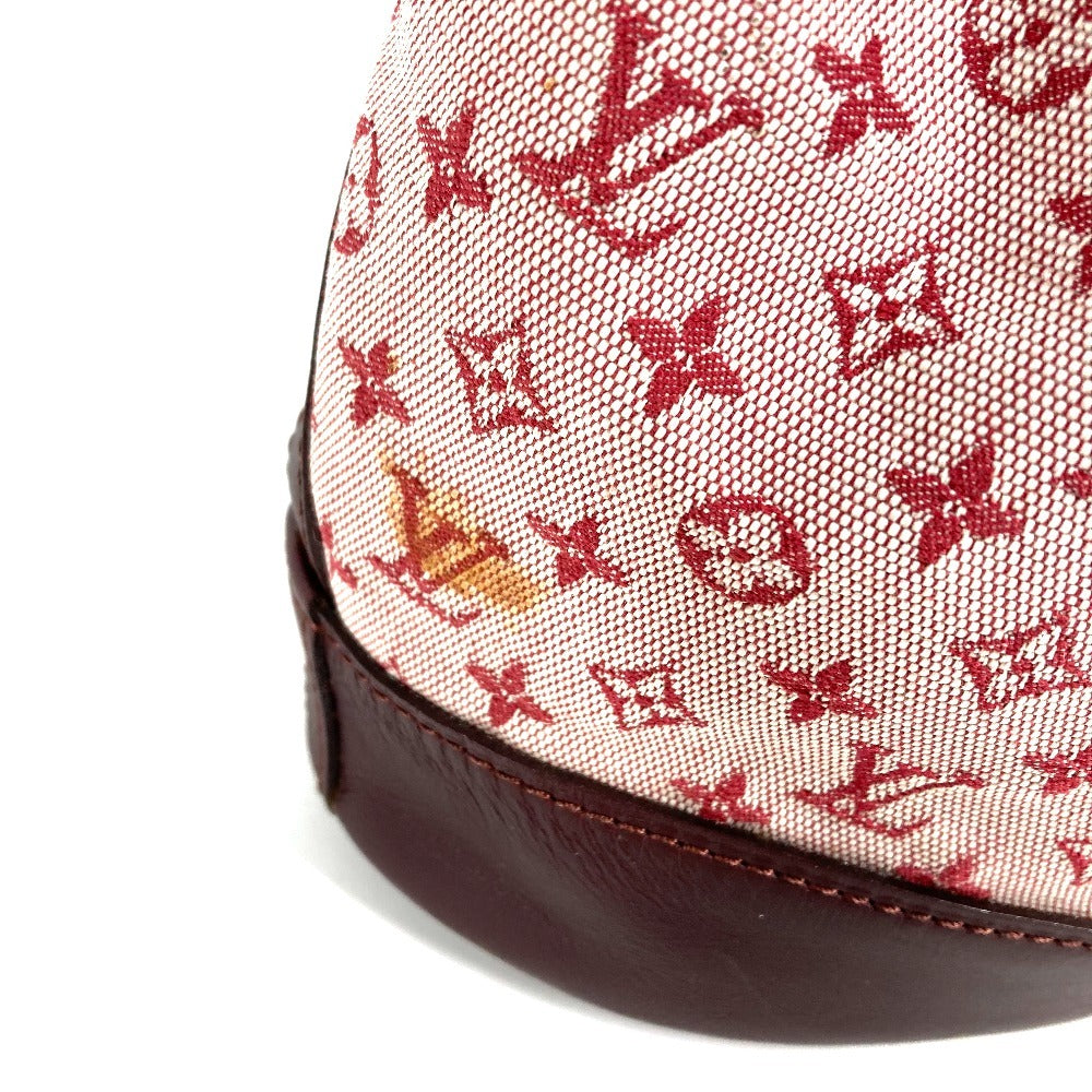LOUIS VUITTON M92686 モノグラムミニ ノエリー カバン ハンドバッグ 巾着 バッグ ショルダーバッグ モノグラムミニキャンバス レディース スリーズ レッド