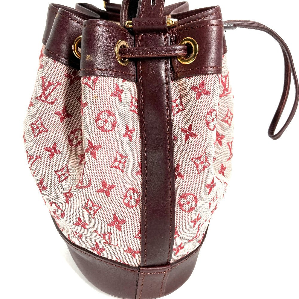 LOUIS VUITTON M92686 モノグラムミニ ノエリー カバン ハンドバッグ 巾着 バッグ ショルダーバッグ モノグラムミニキャンバス レディース スリーズ レッド