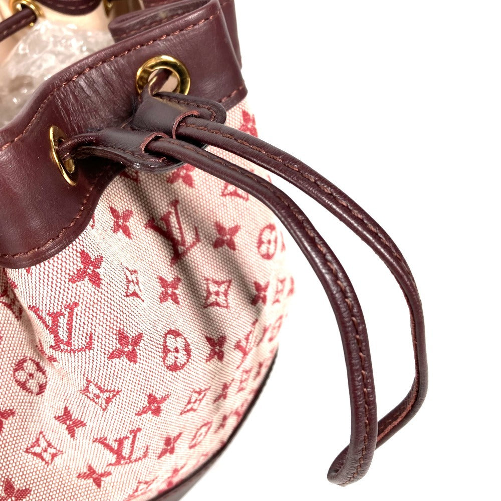 LOUIS VUITTON M92686 モノグラムミニ ノエリー カバン ハンドバッグ 巾着 バッグ ショルダーバッグ モノグラムミニキャンバス レディース スリーズ レッド