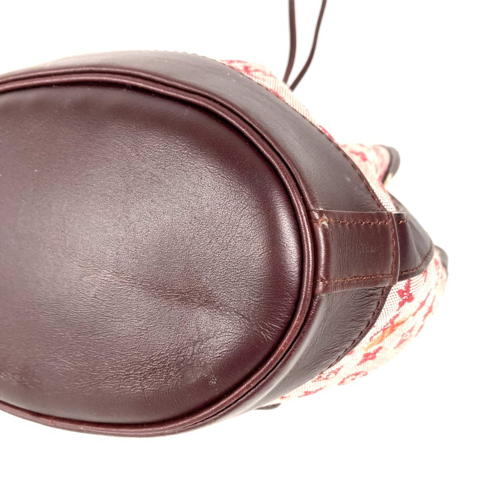 LOUIS VUITTON M92686 モノグラムミニ ノエリー カバン ハンドバッグ 巾着 バッグ ショルダーバッグ モノグラムミニキャンバス レディース スリーズ レッド