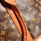 LOUIS VUITTON M42425 Monogram Weekend PM Tote Bag, Monogram Canvas, Unisex, Brown